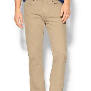 Levi's 513 Slim Straight Jeans 31x32 Beige / Tan